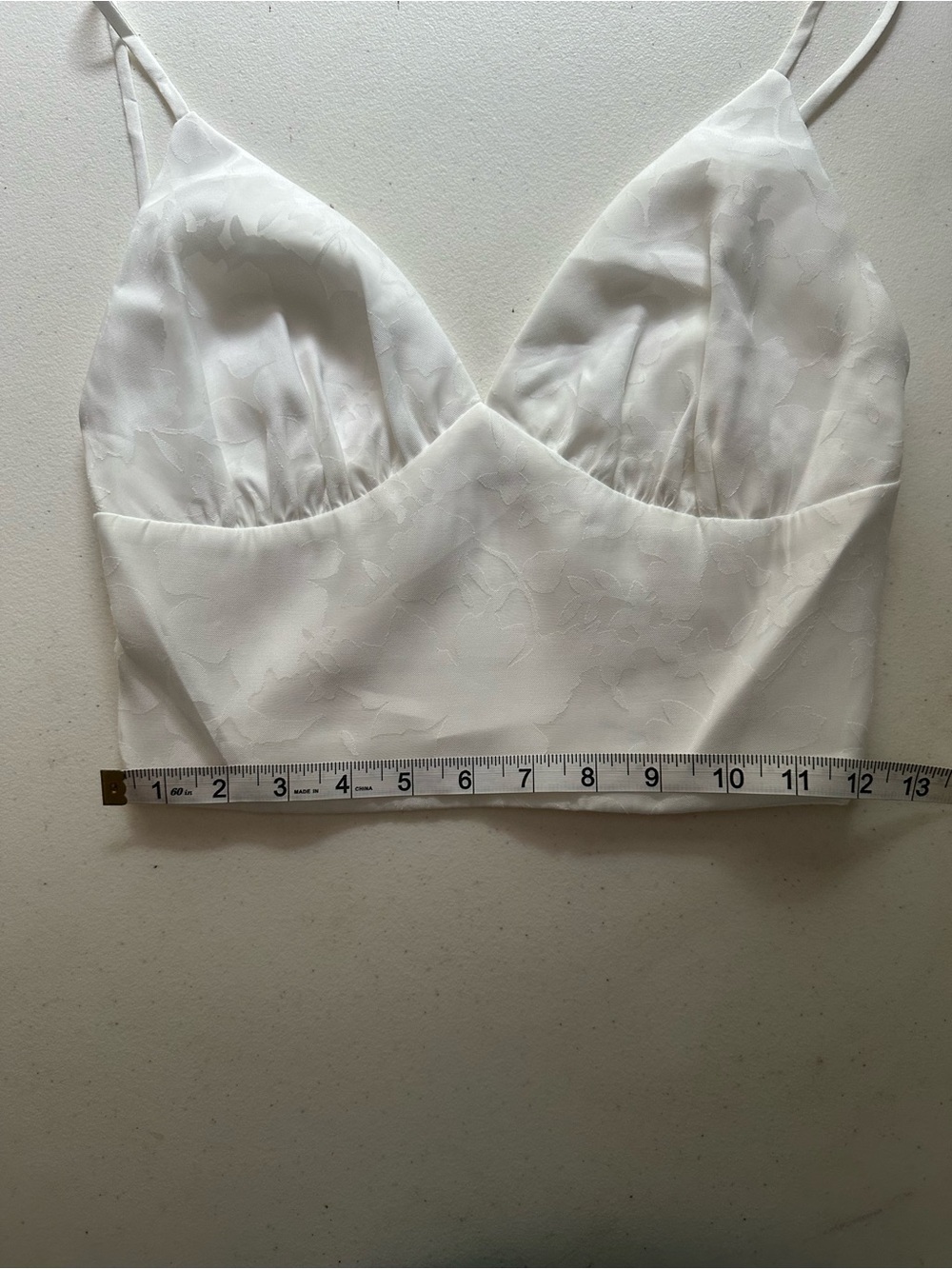 Amanda Uprichard Amory Crop Top White XS - Picture 5 of 9